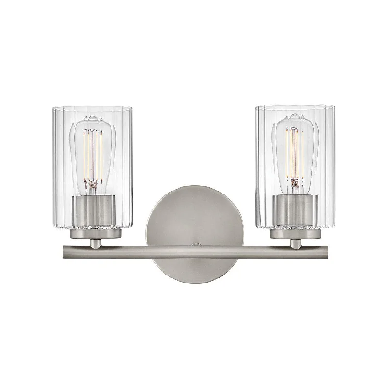 Industrial - style track lighting for loftsLeta Small Two Light Vanity