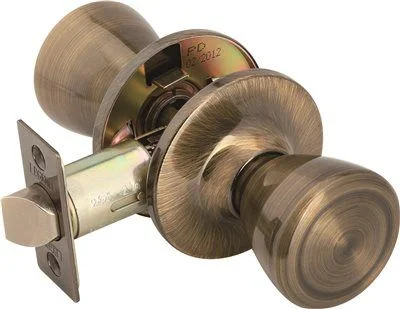 Track lighting with a chunky, bold designLegend Passage Lockset Antique Brass