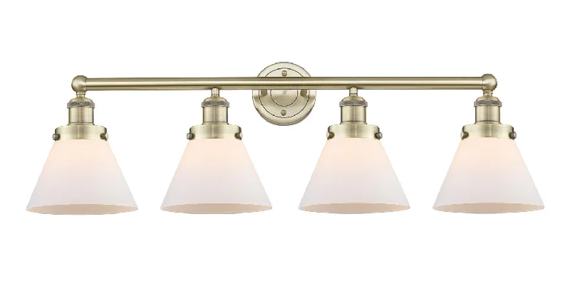 Industrial Wall - Mounted Lighting for Workshop WallsEdison Four Light Bath Vanity