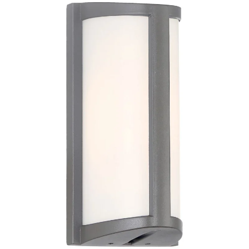 Low - Bay Industrial Lighting Fixtures for Small FactoriesMargate 10 In. LED Outdoor Wall Scocne Satin Finish