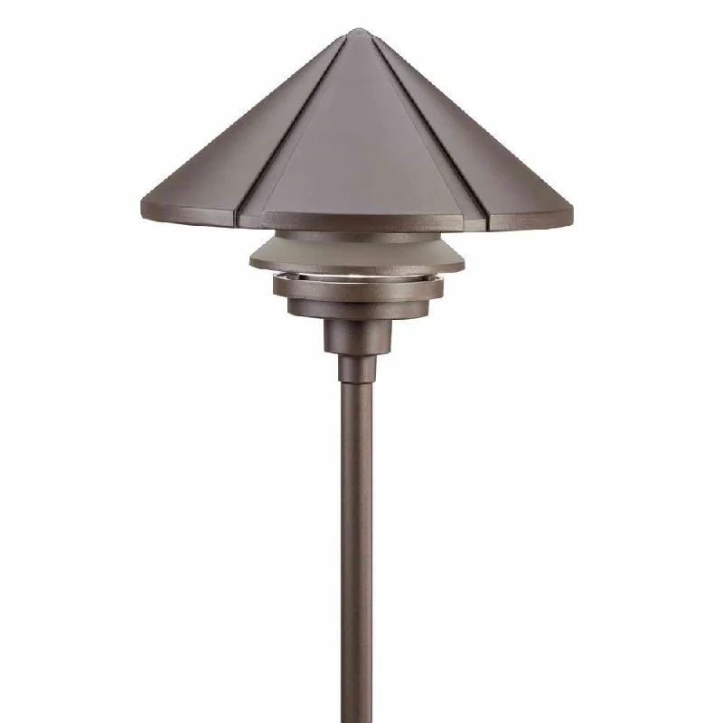 Industrial Lighting for Chemical Plants120V Landscape Path & Spread Light Textured Architectural Bronze