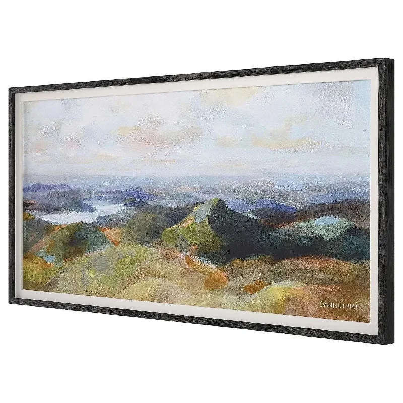 Rustic track lighting for farmhouse decorAbove Landscape Print