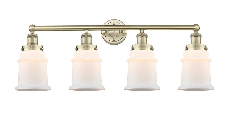 Industrial Lighting for Pharmaceutical ManufacturingEdison Four Light Bath Vanity