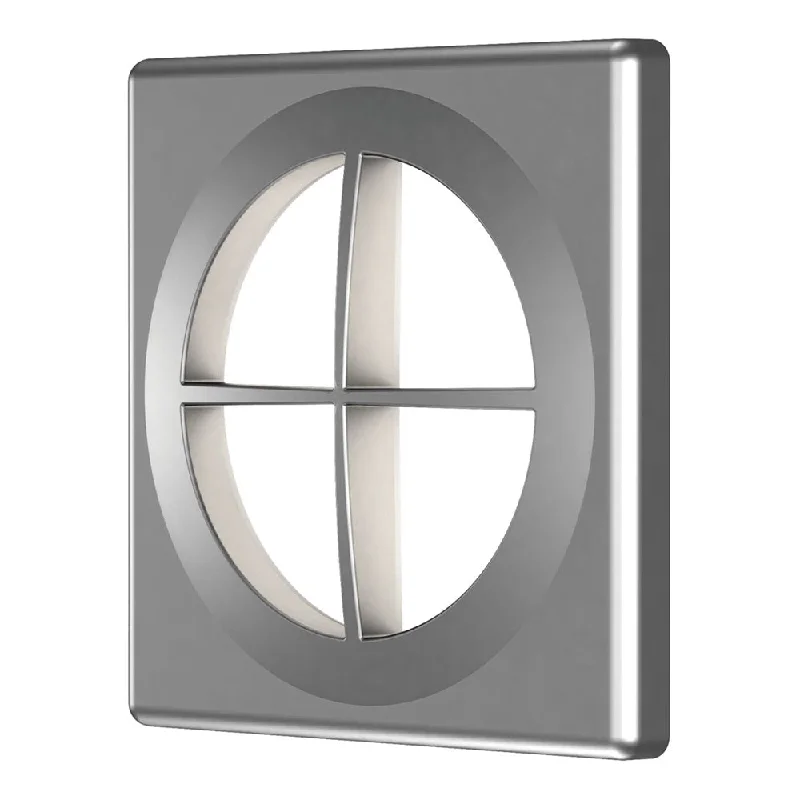 Energy - efficient track lighting fixturesLumiere Rio 1235C-SQ 20W Halogen T3 Square Cross/Guard Fascia Step Light