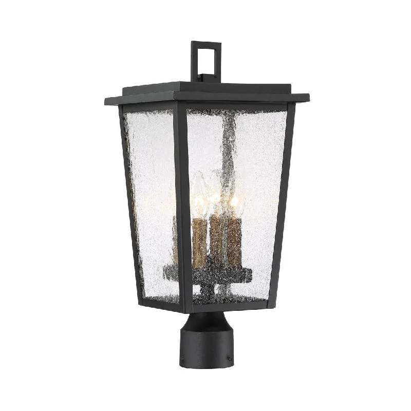 Industrial Lighting for Pharmaceutical ManufacturingCantebury 20 in. 4 lights Lantern Head Black & Gold finish Industrial Lighting for Pharmaceutical ManufacturingCantebury 20 in. 4 lights Lantern Head Black & Gold finish
