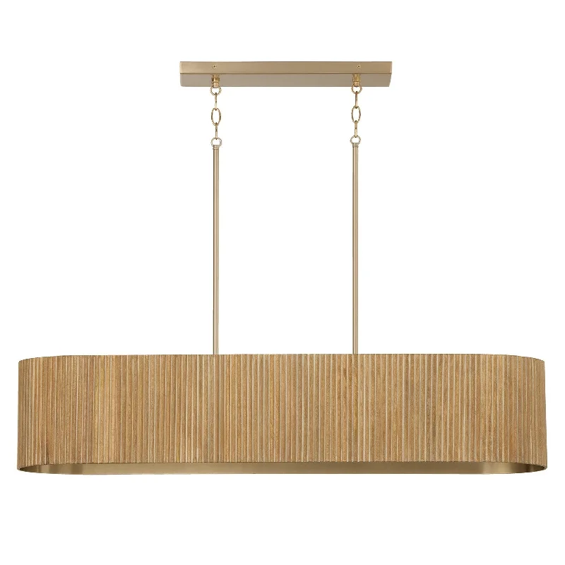 Waterproof Industrial Lighting for Wet AreasDonovan Five Light Island Pendant