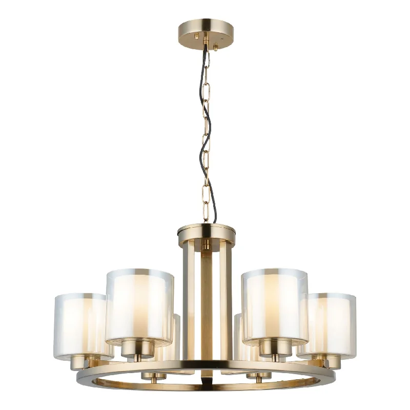 Track lighting for highlighting bookcasesYara 6 Light /8 Light Pendant
