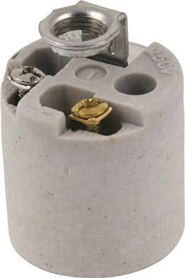 Outdoor - rated track lighting for patiosSocket Porcelian No Leads