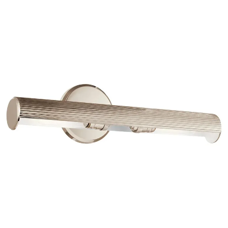 Industrial Emergency Lighting for Safety in FactoriesMidi 18" 2-Light Picture Light, Silver Finish
