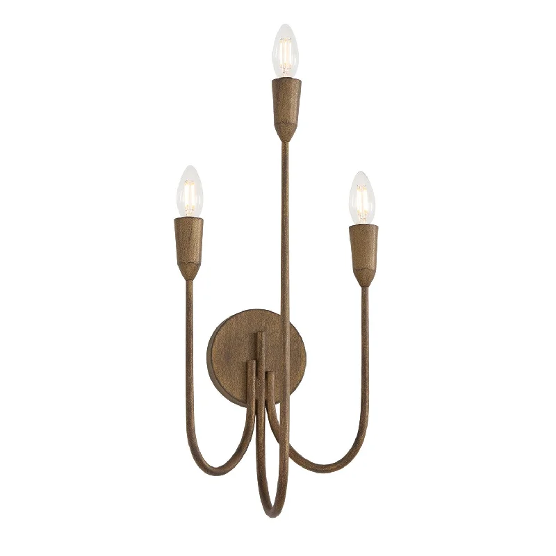 Industrial Emergency Lighting for Safety in FactoriesMarley Three Light Wall Sconce