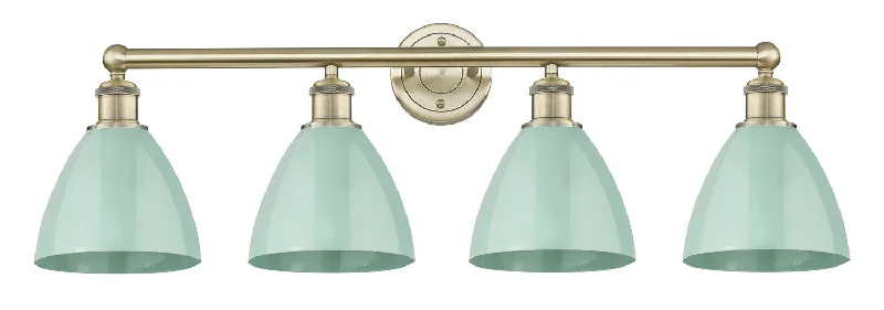 Industrial Lighting with High CRI (Color Rendering Index) for True Color PerceptionDowntown Urban Four Light Bath Vanity Industrial Lighting with High CRI (Color Rendering Index) for True Color PerceptionDowntown Urban Four Light Bath Vanity