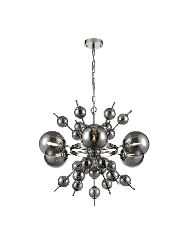 Track lighting for illuminating walkwaysExpleo 6 light Double Height Ceiling Light - Chrome Finish Track lighting for illuminating walkwaysExpleo 6 light Double Height Ceiling Light - Chrome Finish
