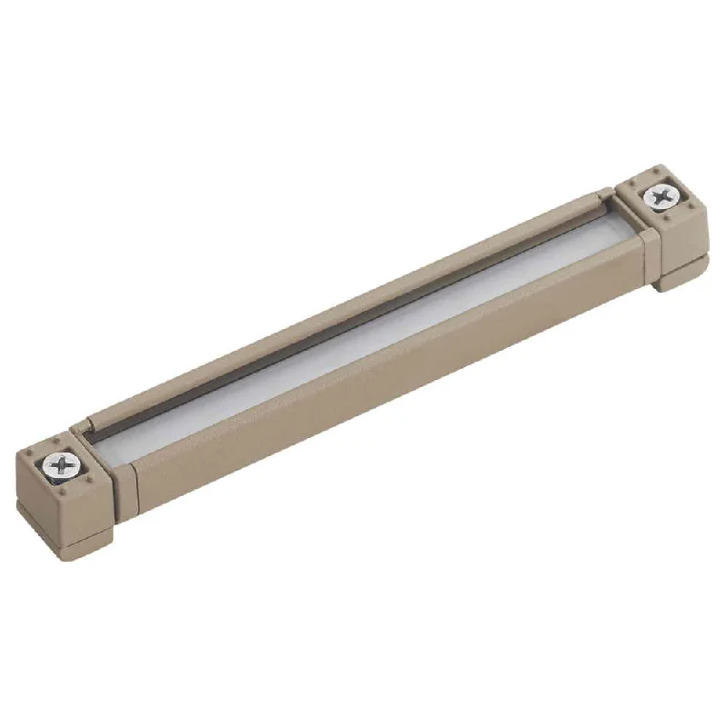 Industrial Task Lighting for Precision Workstations12V LED 6" Hardscape Light 3000K Sand Aluminum