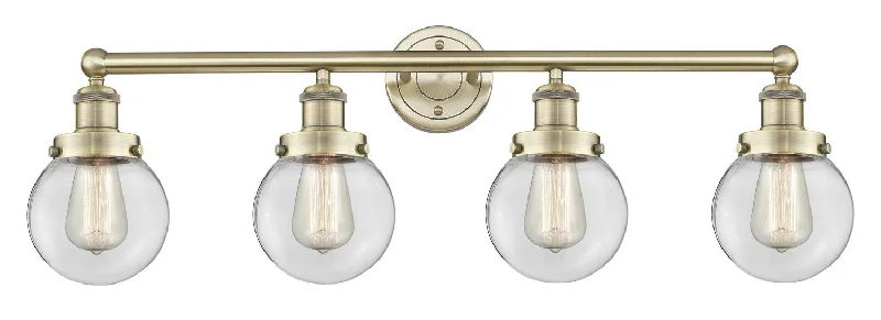 Industrial Lighting for Pharmaceutical ManufacturingEdison Four Light Bath Vanity