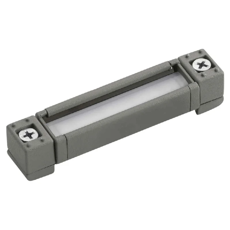 Industrial Lighting for Metal Fabrication Shops12V LED 3" Hardscape Light 3000K Gray Aluminum