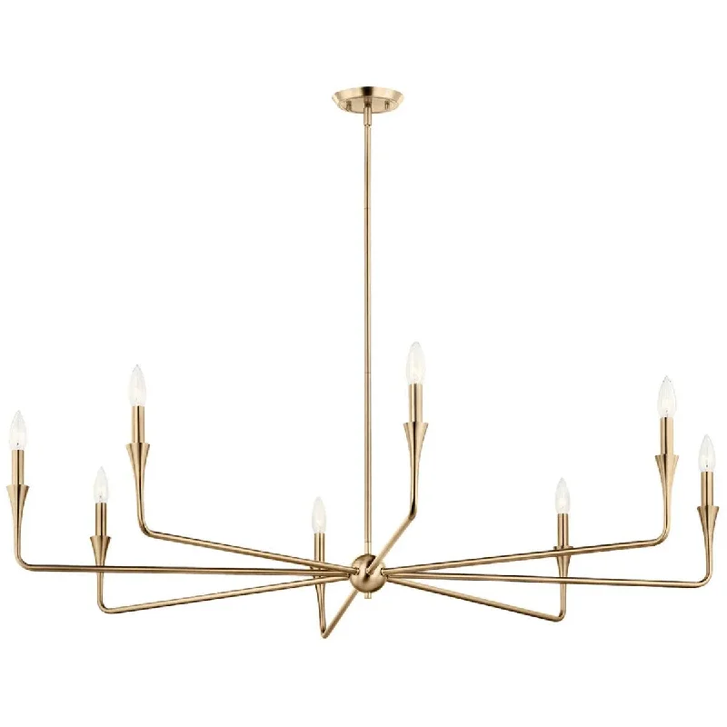 Industrial Emergency Lighting for Safety in FactoriesAlvaro 50" 8-Light Chandelier 1-Tier, Champagne Bronze Finish Industrial Emergency Lighting for Safety in FactoriesAlvaro 50" 8-Light Chandelier 1-Tier, Champagne Bronze Finish