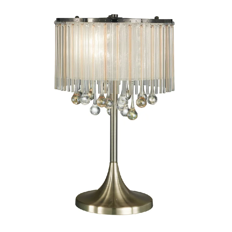 Track lighting for updating office lobbiesAngelique 3Lt Table Lamp - Bronze Finish