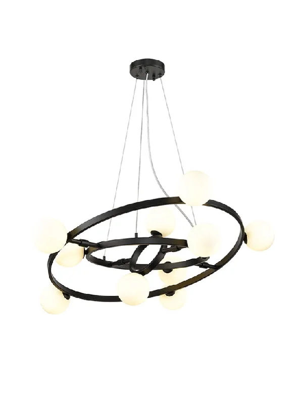 Track lighting for task lighting in workshopsAtom 10/24Lt Fitting - Black Finish