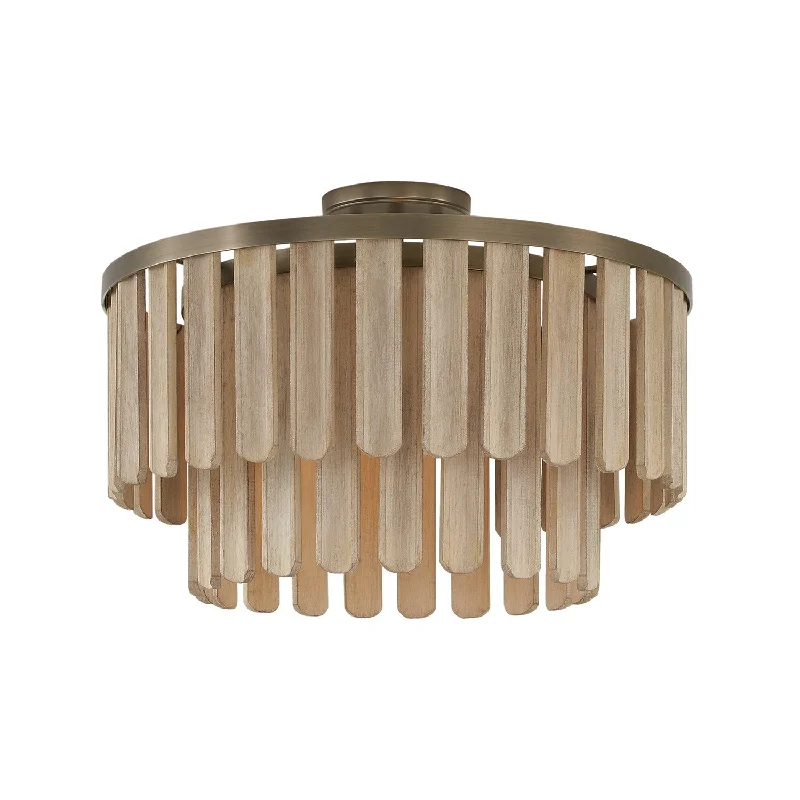 Industrial Lighting for Printing Press FacilitiesJada One Light Semi Flush Mount