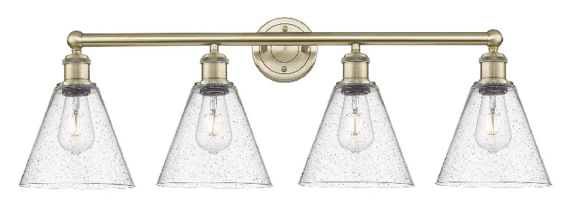 Waterproof Industrial Lighting for Wet AreasDowntown Urban Four Light Bath Vanity