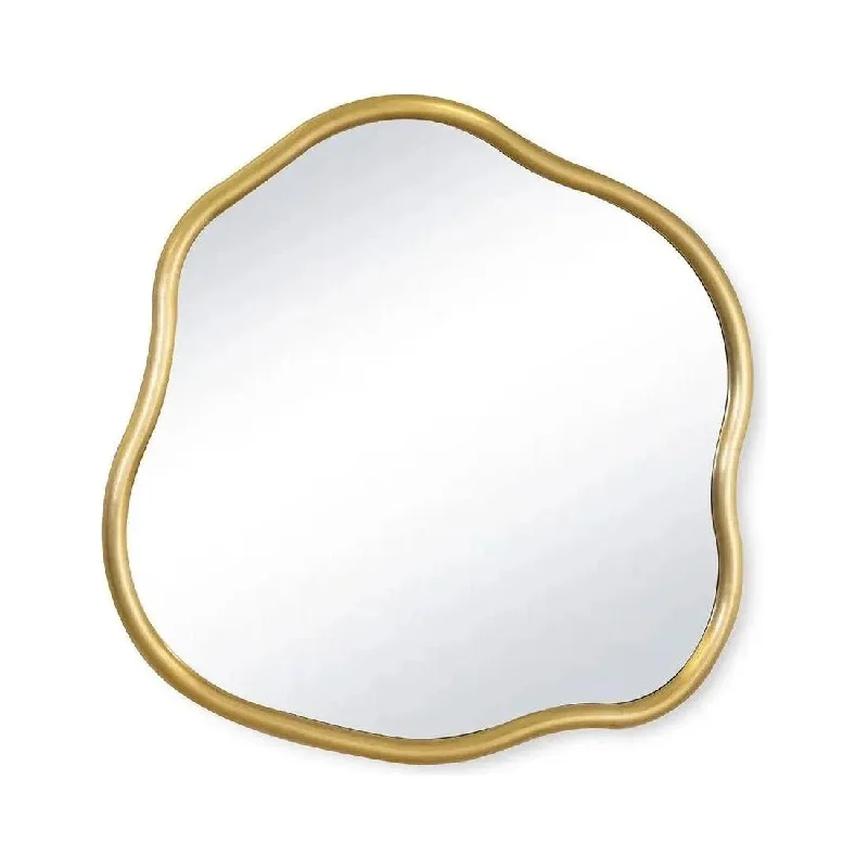 Track lighting with a brushed nickel finishIsadora Mirror