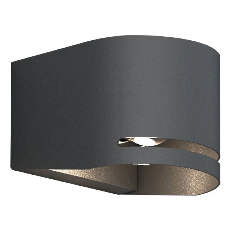 Industrial Pendant Lighting for Machine ShopsVivre 6 in. LED Outdoor Wall Sconce Bronze Finish