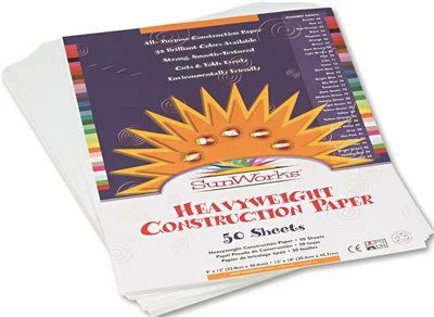 Commercial - grade track lighting for storesConstruction Paper 58 Lbs. 9 X 12 Bright White 50 Sheets/Pack