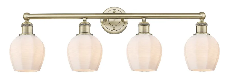 Industrial Wall - Mounted Lighting for Workshop WallsEdison Four Light Bath Vanity Industrial Wall - Mounted Lighting for Workshop WallsEdison Four Light Bath Vanity