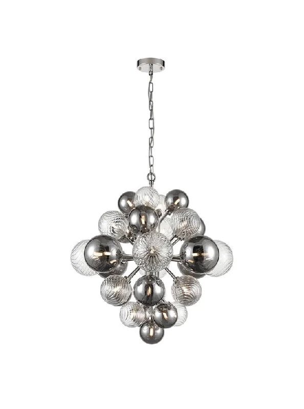 Outdoor - rated track lighting for patiosAdonis 29/47Lt Double Height Light - Chrome Finish