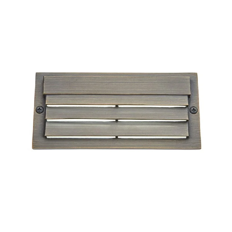 Industrial Exit Sign Lighting for Quick Evacuation12V 6" LED Louvered Step Light 3000K Centennial Brass Industrial Exit Sign Lighting for Quick Evacuation12V 6" LED Louvered Step Light 3000K Centennial Brass