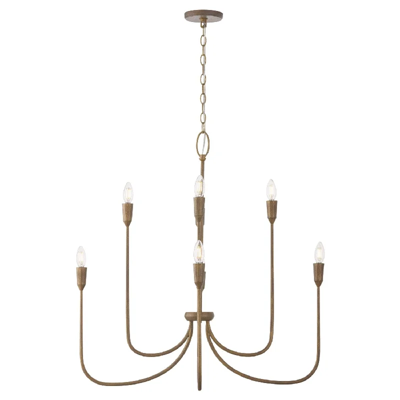 Industrial Flood Lighting for Outdoor Loading DocksMarley Eight Light Chandelier