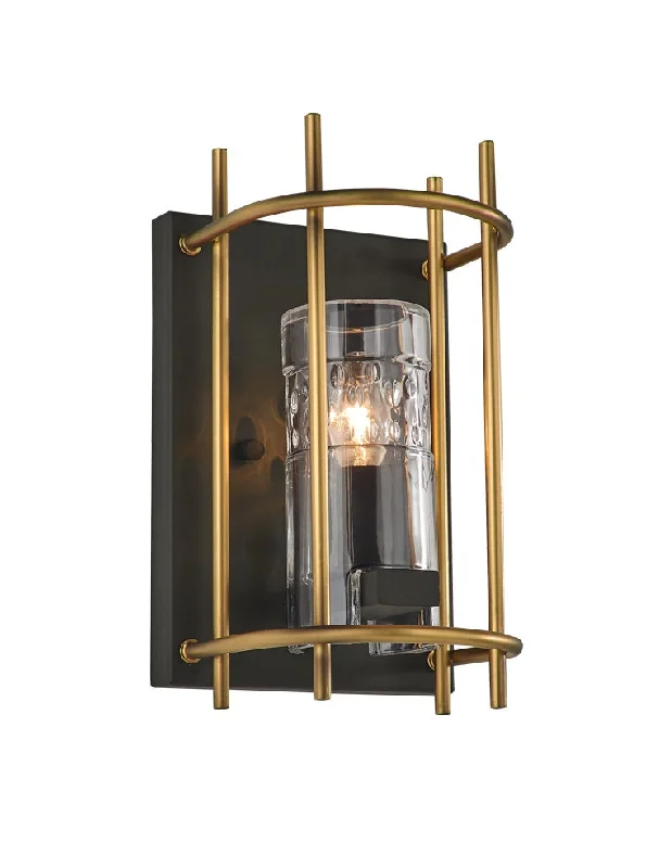 Wireless track lighting for easy installationart deco wall lamps with geometric patterns for a retro - inspired bathroomBisto 1 light Indoor Single Wall Light - Antique Iron Finish Wireless track lighting for easy installationart deco wall lamps with geometric patterns for a retro - inspired bathroomBisto 1 light Indoor Single Wall Light - Antique Iron Finish