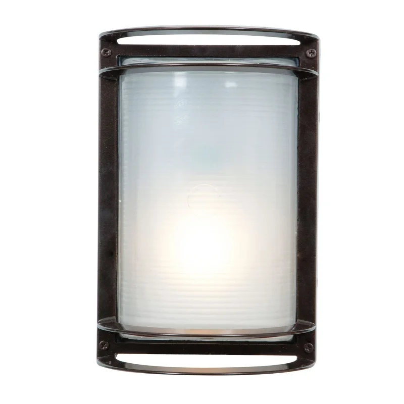 Corrosion - Resistant Industrial Lighting for Coastal FactoriesNevis 11 In. Outdoor Wall Light Bronze Finish