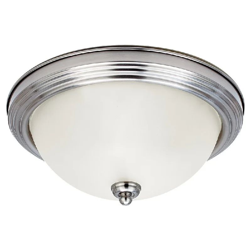 Industrial Lighting for Metal Fabrication ShopsGeary Two Light Flush Mount