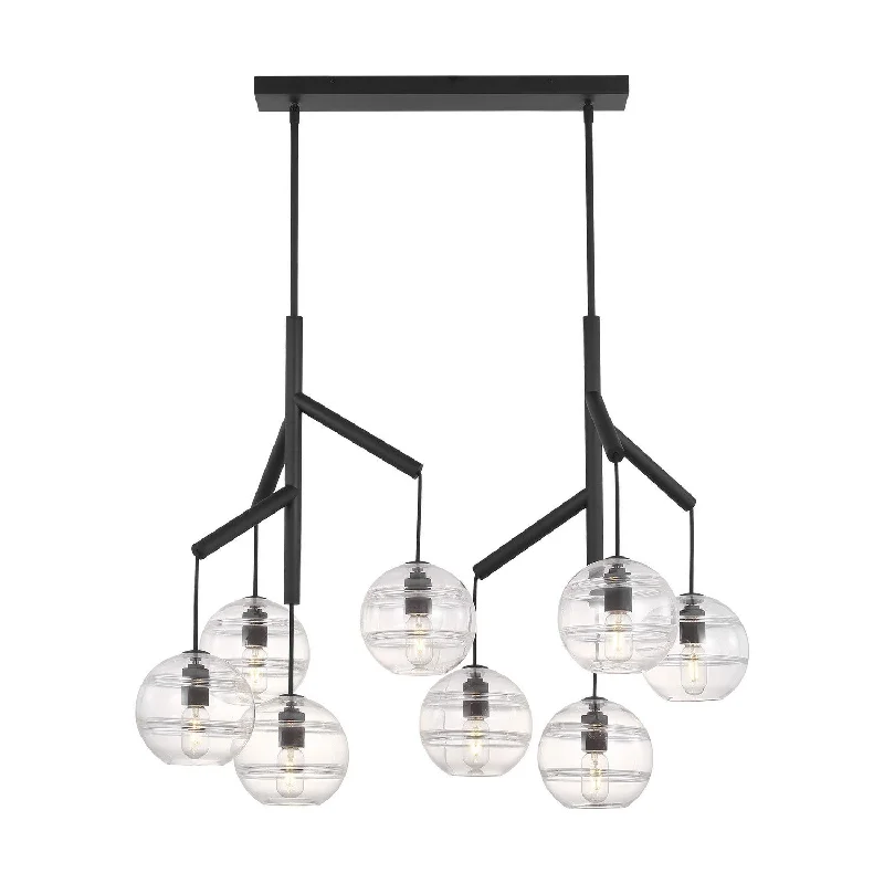 Industrial Lighting for Metal Fabrication ShopsSedona Eight Light Chandelier