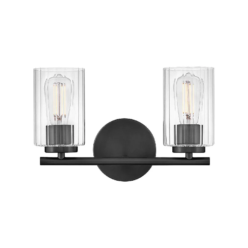 Track lighting for museums and galleriesLeta Small Two Light Vanity