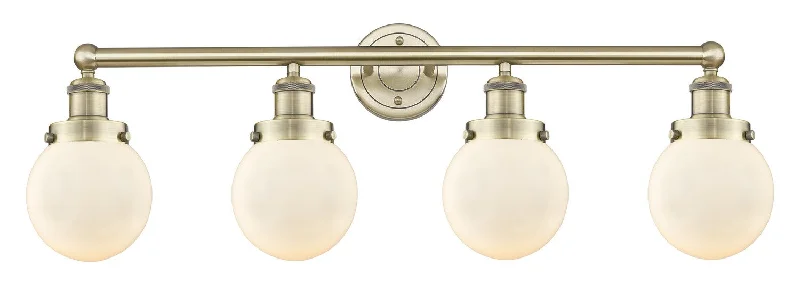 Industrial Lighting for Textile MillsEdison Four Light Bath Vanity