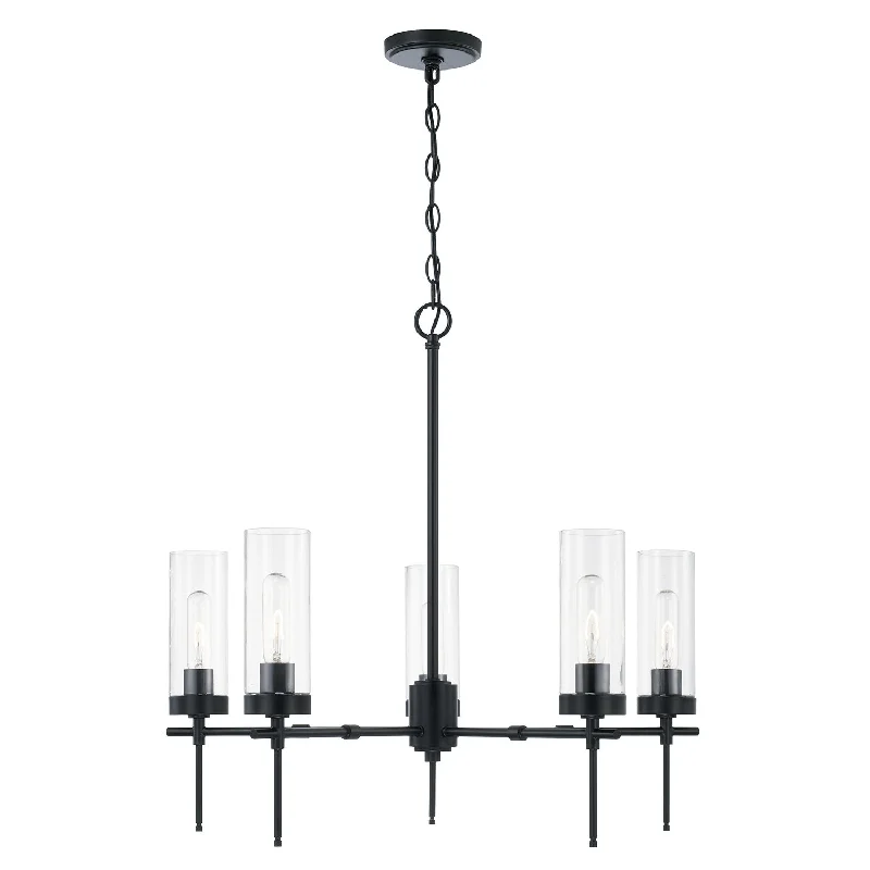 Track lighting for highlighting bookcasesRiley Chandelier