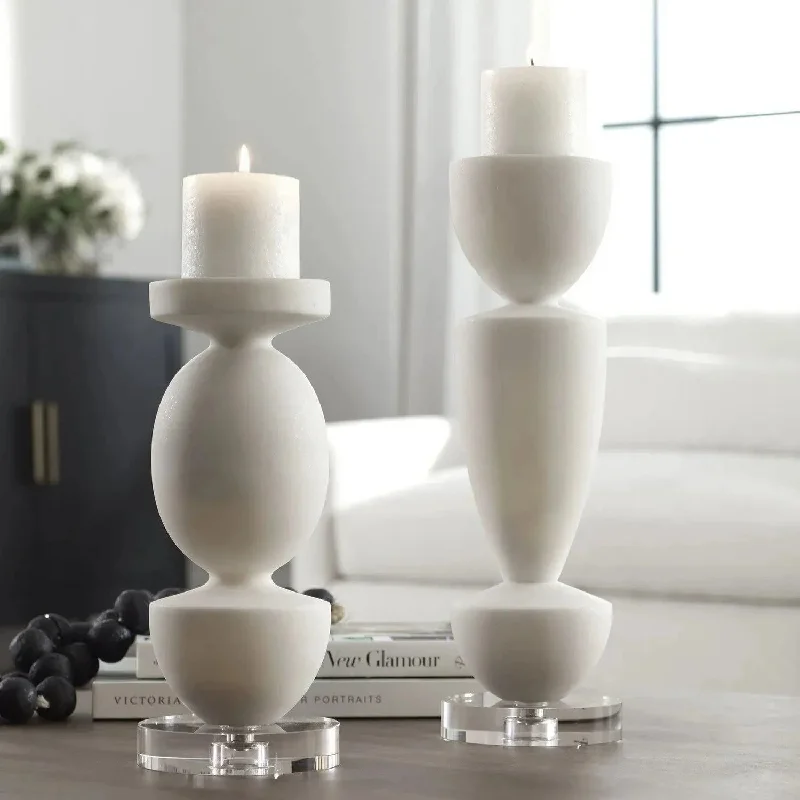 Track lighting with a long - lasting lifespanLido Candleholders, Set/2
