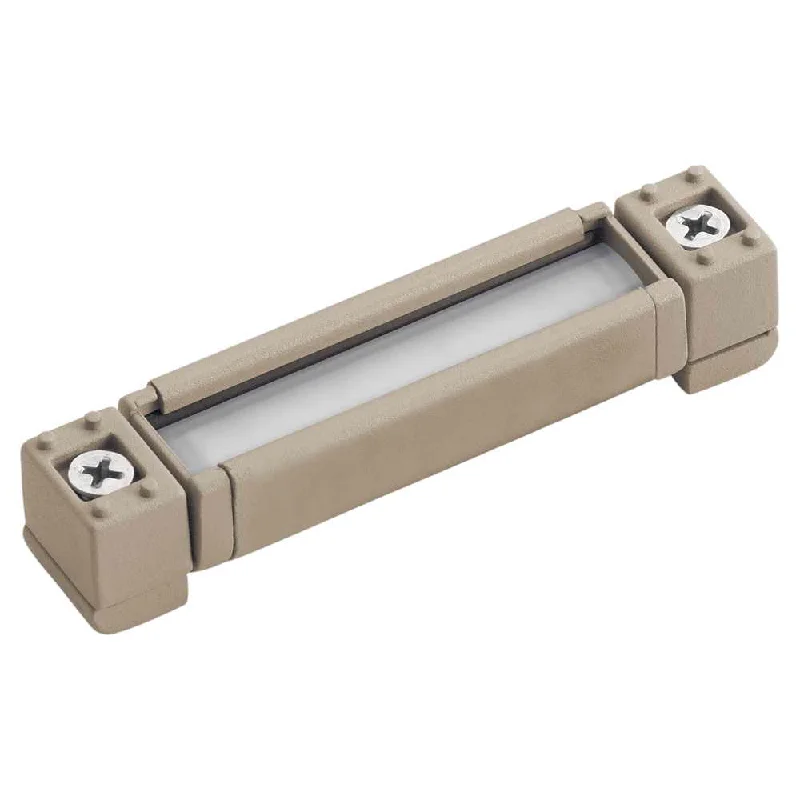 Industrial Pendant Lighting for Machine Shops12V LED 3" Hardscape Light 3000K Sand Aluminum