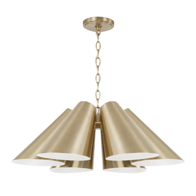 Industrial Lighting for Furniture FactoriesLeo Six Light Pendant