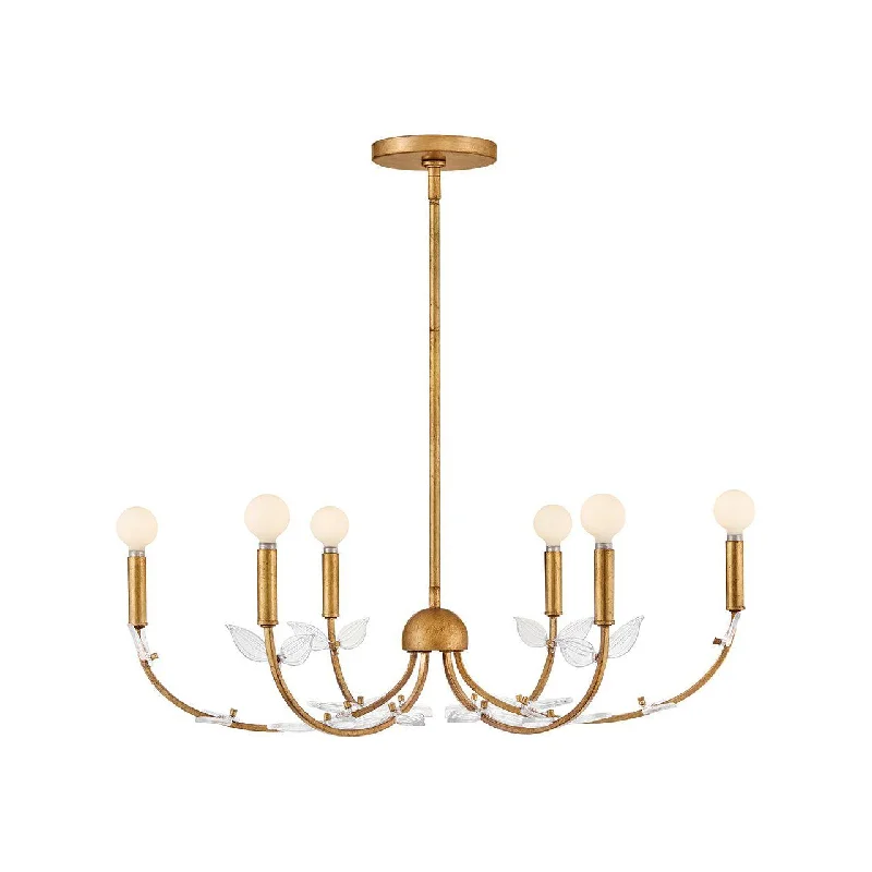 Track lighting with adjustable armsAliso Medium Chandelier