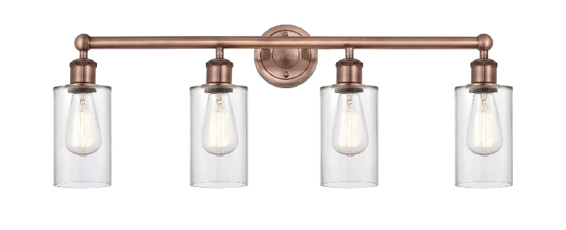 Industrial Lighting for Furniture FactoriesEdison Four Light Bath Vanity