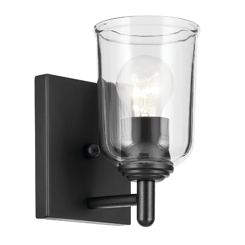Durable Industrial Lighting for Harsh EnvironmentsShailene 8" 1-Light Wall Sconce, Black Finish