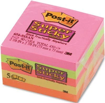 Track lighting for rental properties3M Super Sticky Notes 3 X 3 Asstd Neon/Electric 5 90-Sheet Pads/Pack