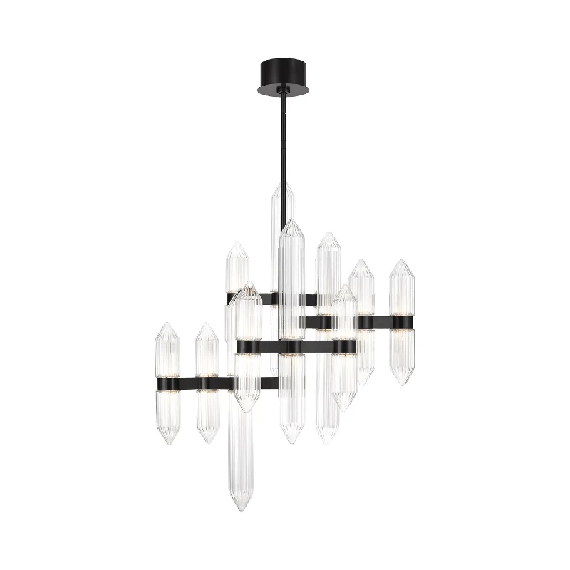 Track lighting for replacing old fluorescent fixturesLangston LED Chandelier