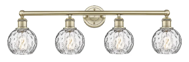 Dimmable Industrial Lighting for Ambiance ControlEdison Four Light Bath Vanity