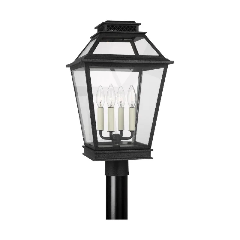 Industrial Lighting for Chemical PlantsFalmouth 22 In. 4 Lights Lantern Head Bronze finish Industrial Lighting for Chemical PlantsFalmouth 22 In. 4 Lights Lantern Head Bronze finish