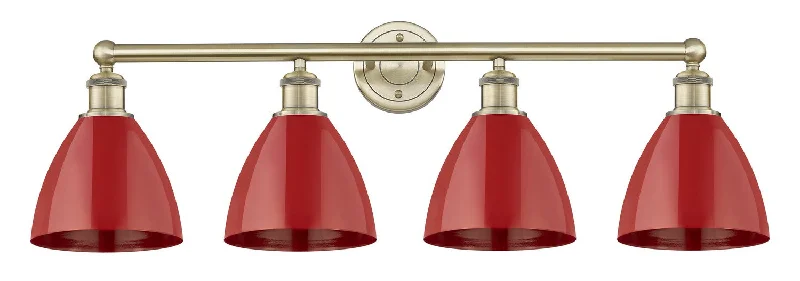 Industrial Lighting for Printing Press FacilitiesEdison Four Light Bath Vanity