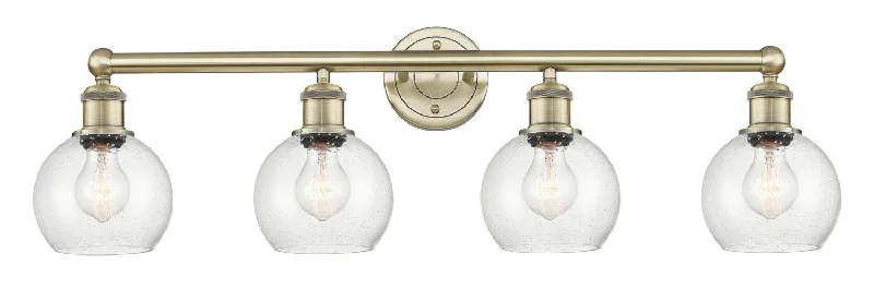 Industrial Wall - Mounted Lighting for Workshop WallsEdison Four Light Bath Vanity